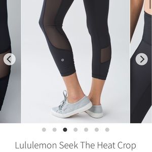 Seek the heat crops size 6. 7/8th length